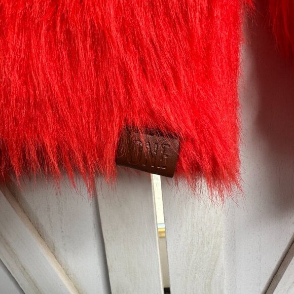 One Teaspoon Lost Signal Colour Block Sweater In Flamingo Blood - Picture 9 of 9